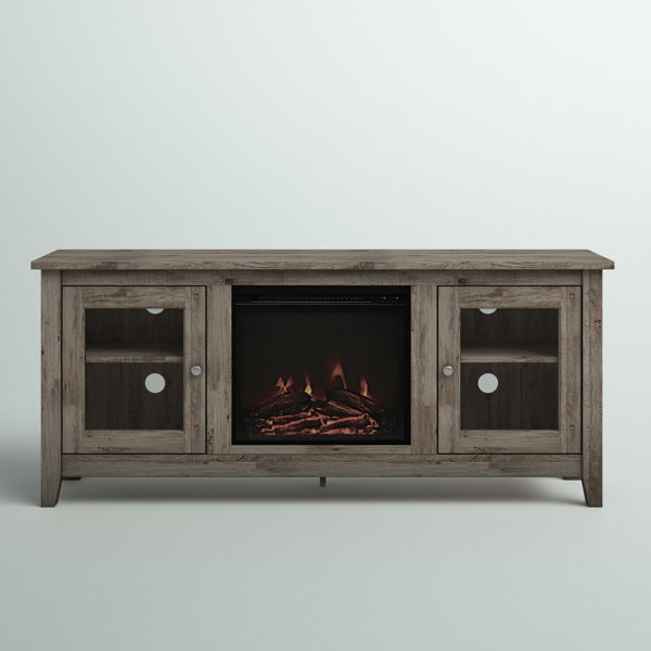 Zipcode Design™ Kohn TV Stand for TVs up to 65" with Fireplace Included